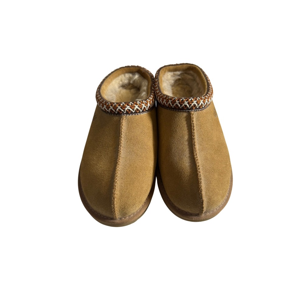 UGG Tasman II Slipper Size 4 Kids Chestnut Suede 5252 Women 5.5-6 Cozy Slip On
